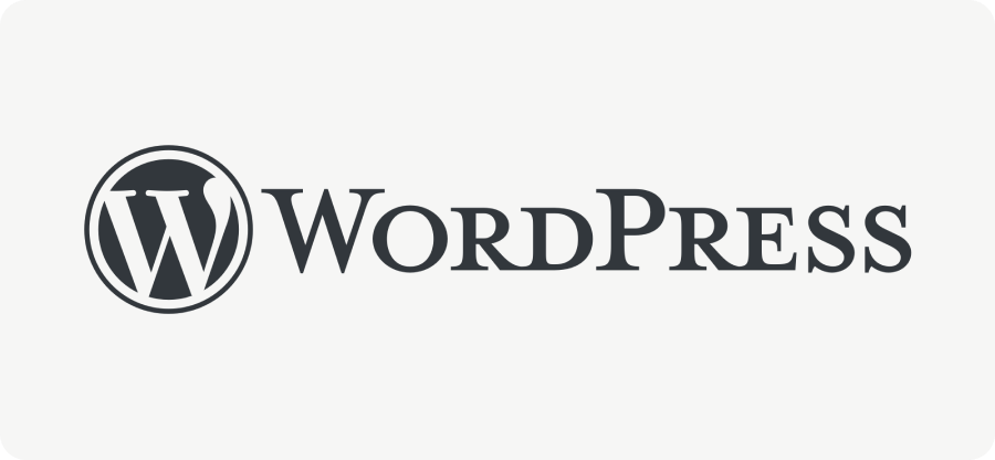 wordpress logo black